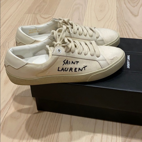 Yves Saint Laurent Shoes - YSL court sneakers